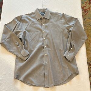 Polo Ralph Lauren Men’s dress shirt button down up Curham Classic Fit Large‎ EUC
